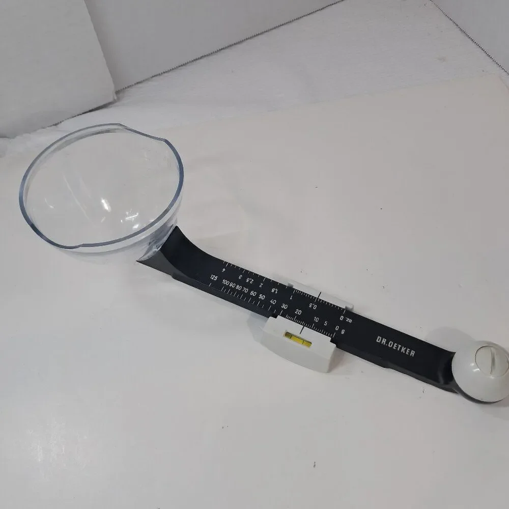 Dr. Oetker Kitchen Balance Scale black plus minus DBGM Made in‎ Germany Vintage